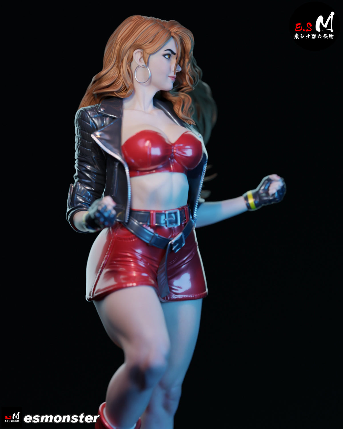 Blaze Fielding Style Streets of Rage Unpainted Resin Garage Kit (1/6-1/12)