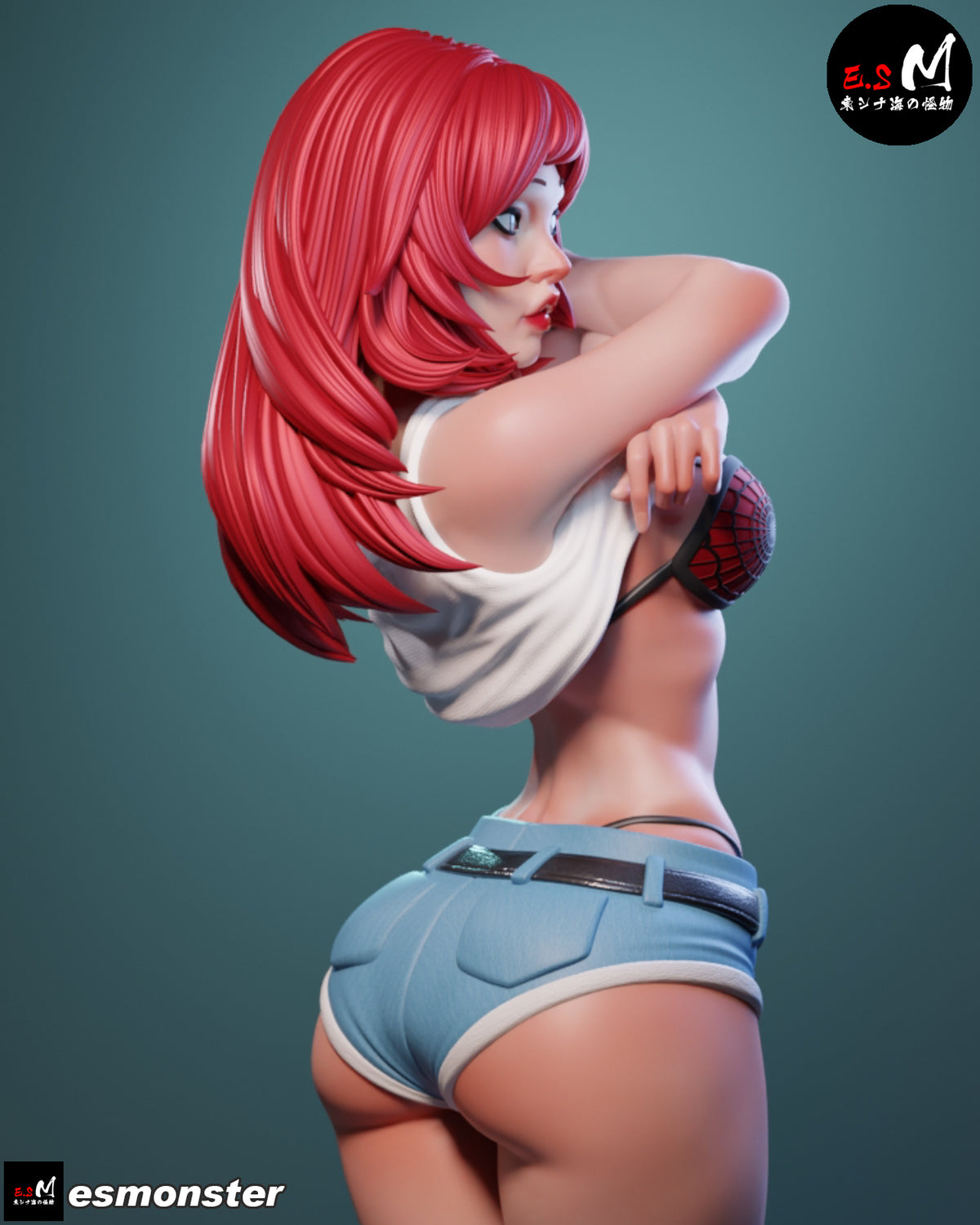 Mary Jane Style Marvel Unpainted Resin Garage Model Kit (1/6-1/12)
