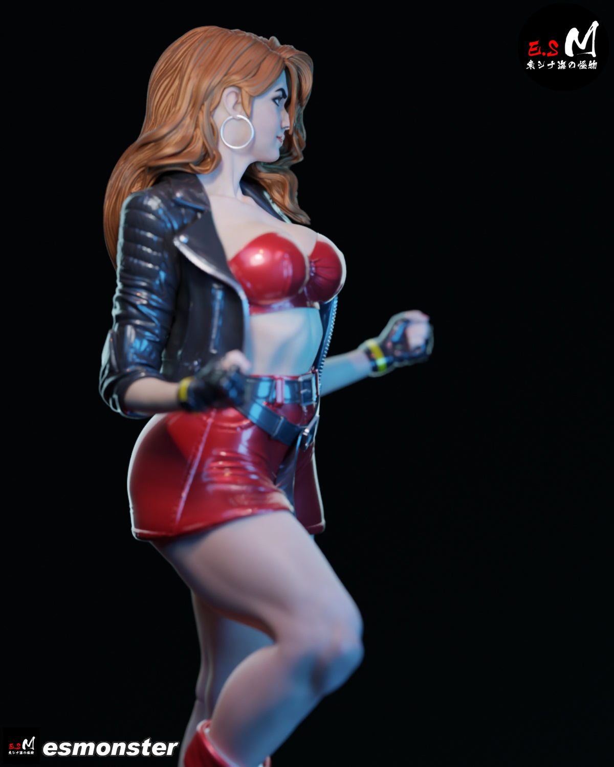 Blaze Fielding Style Streets of Rage Unpainted Resin Garage Kit (1/6-1/12)