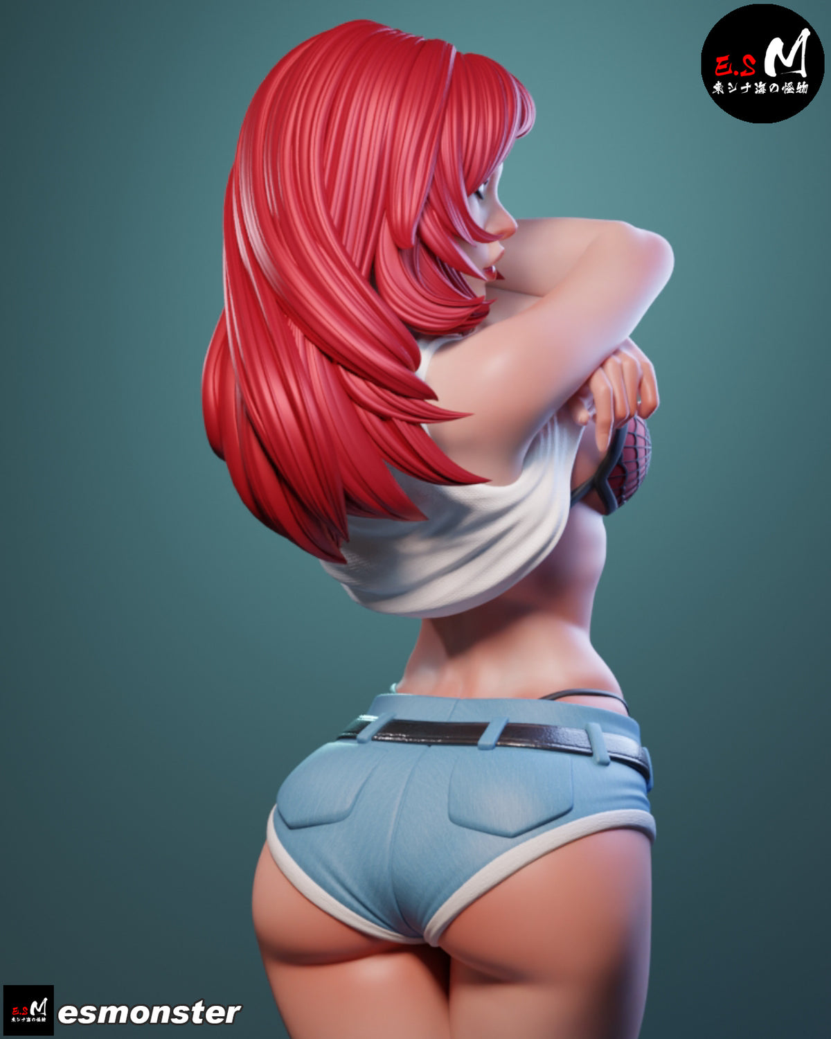 Mary Jane Style Marvel Unpainted Resin Garage Model Kit (1/6-1/12)