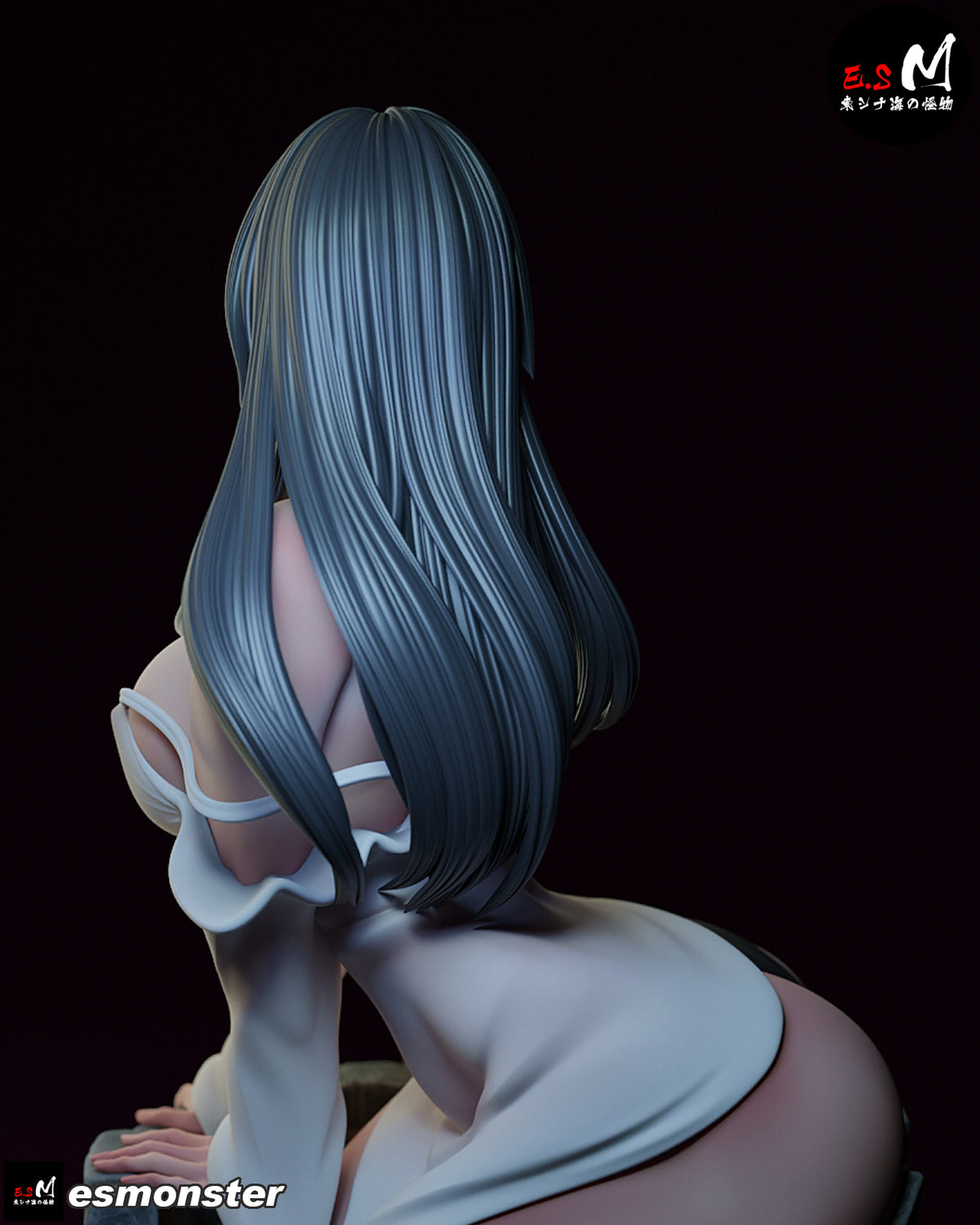 Well Sadako Style Ring Unpainted Resin Garage Model Kit (1/6-1/12)