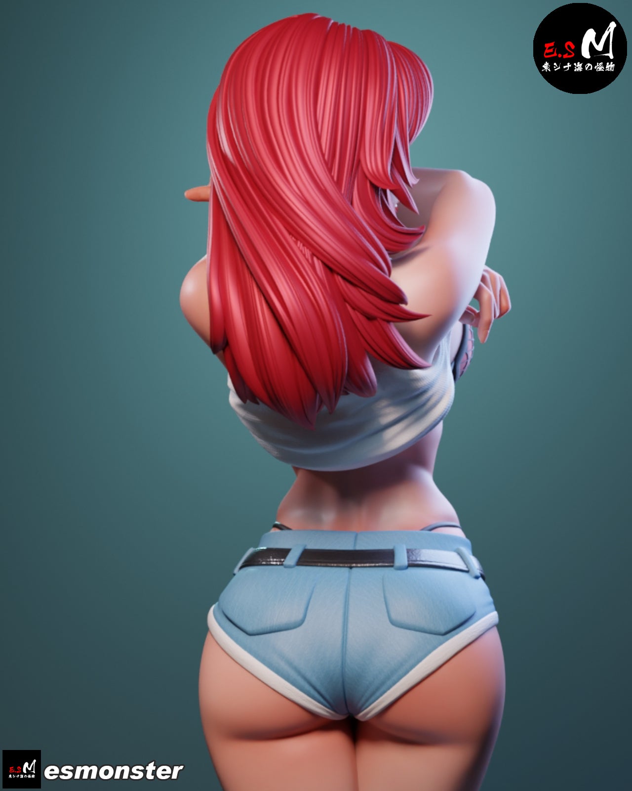 Mary Jane Style Marvel Unpainted Resin Garage Model Kit (1/6-1/12)