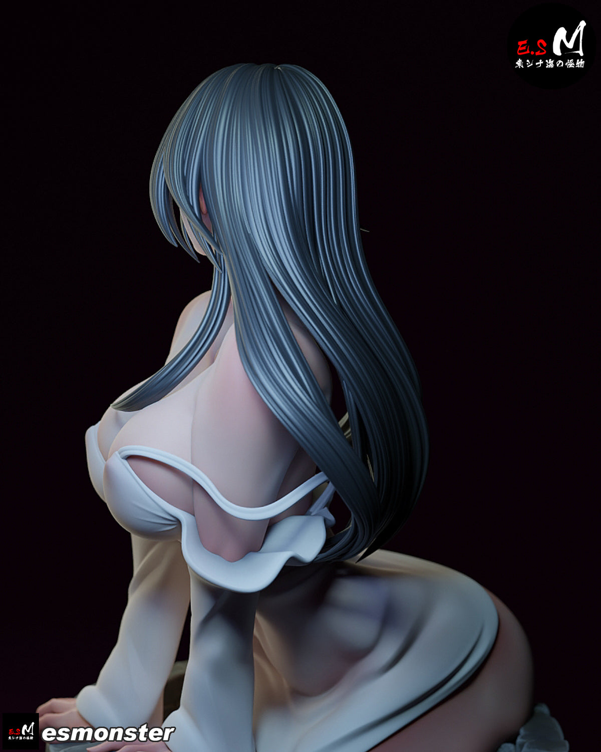 Well Sadako Style Ring Unpainted Resin Garage Model Kit (1/6-1/12)