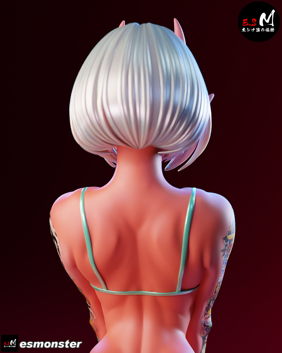 Beach Oni Demon Fantasy Unpainted Resin Garage Model Kit (1/6-1/12)