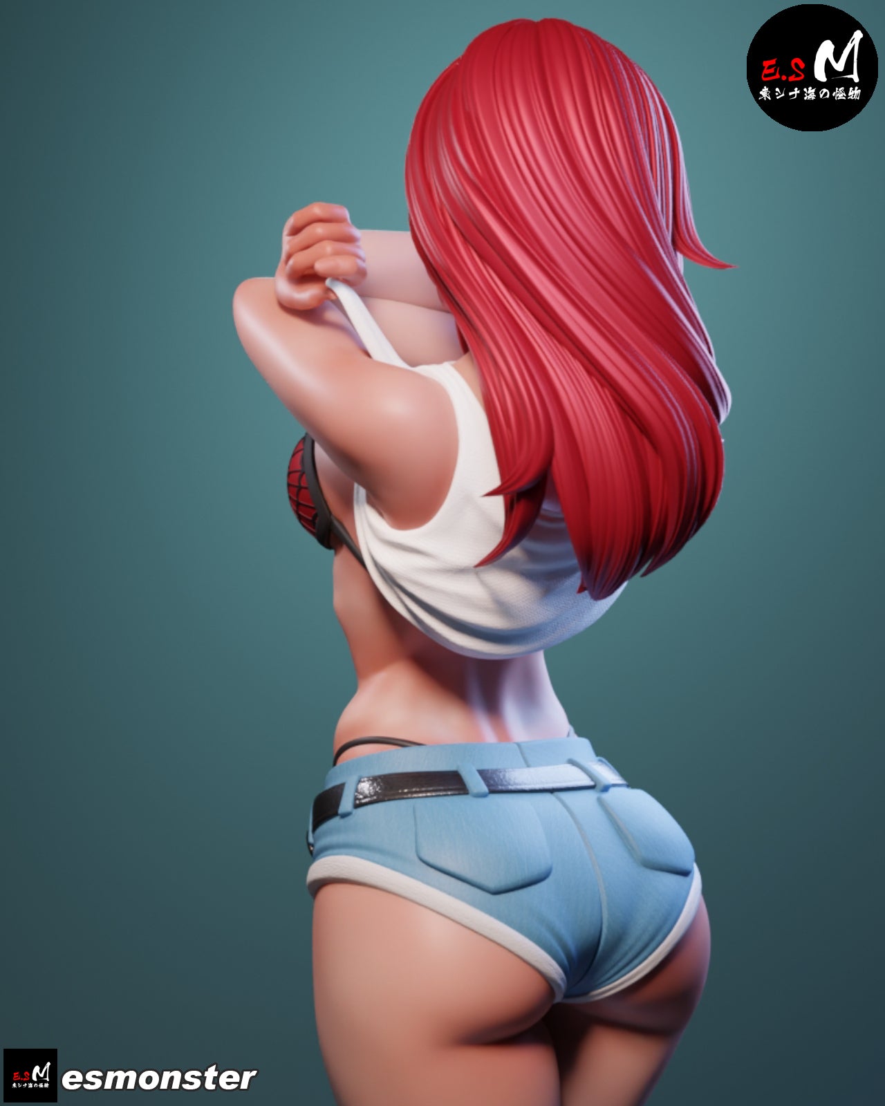 Mary Jane Style Marvel Unpainted Resin Garage Model Kit (1/6-1/12)