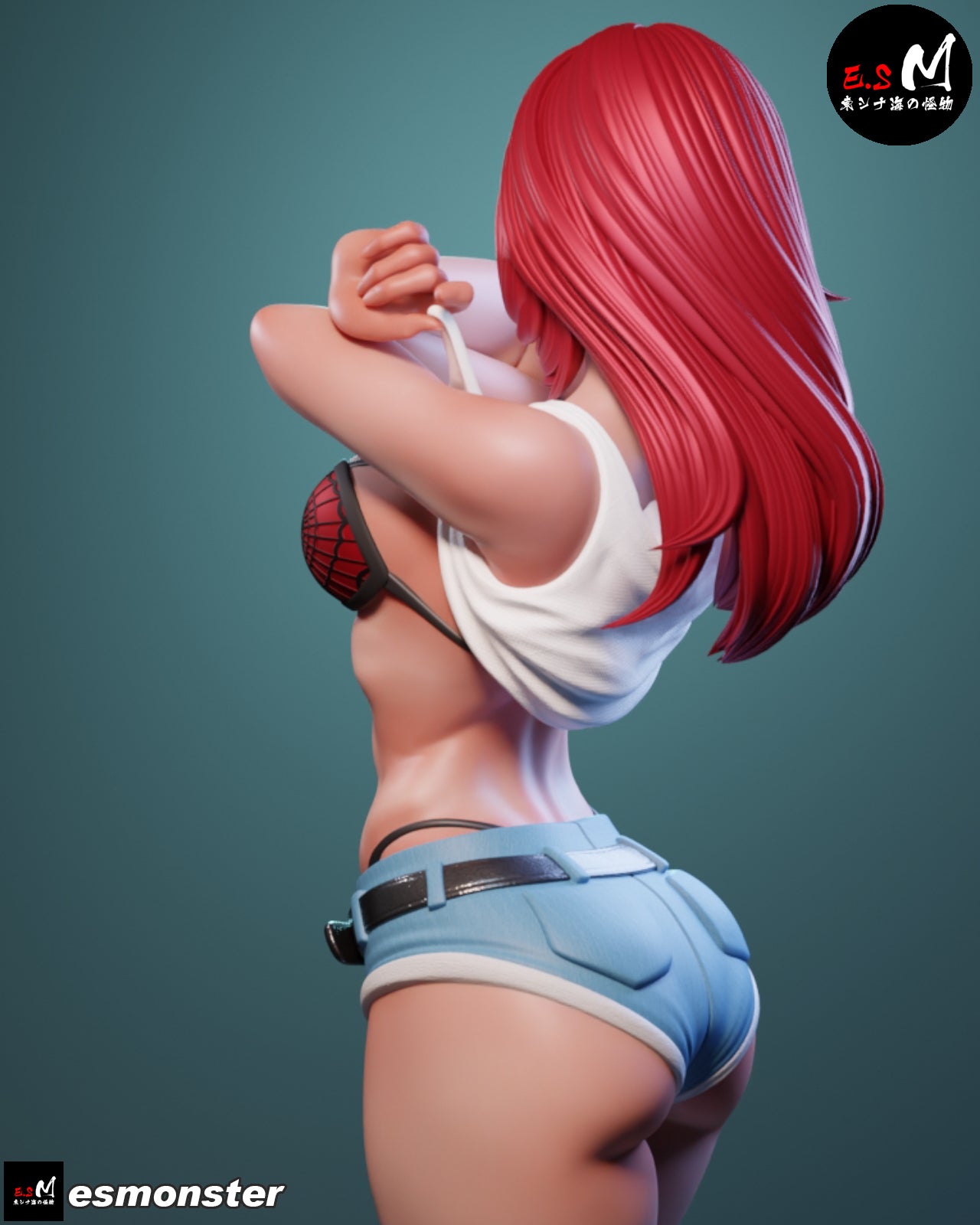 Mary Jane Style Marvel Unpainted Resin Garage Model Kit (1/6-1/12)