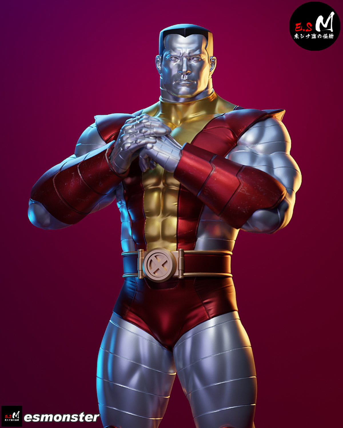 Standing Colossus Style X-Men Unpainted Resin Garage Kit (1/6-1/12)