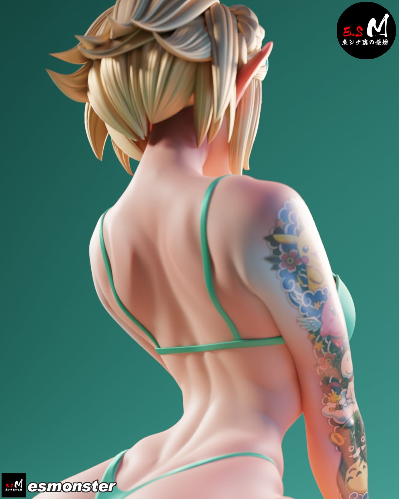 Beach Zelda Style Zelda Unpainted Resin Garage Model Kit (1/6-1/12)