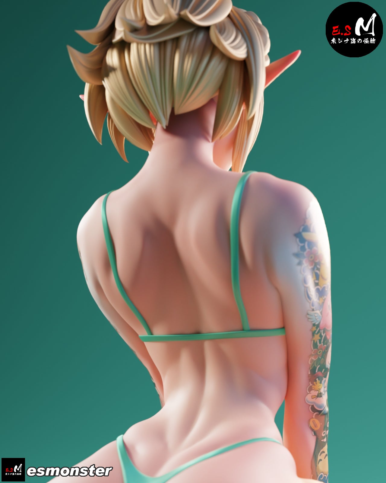 Beach Zelda Style Zelda Unpainted Resin Garage Model Kit (1/6-1/12)