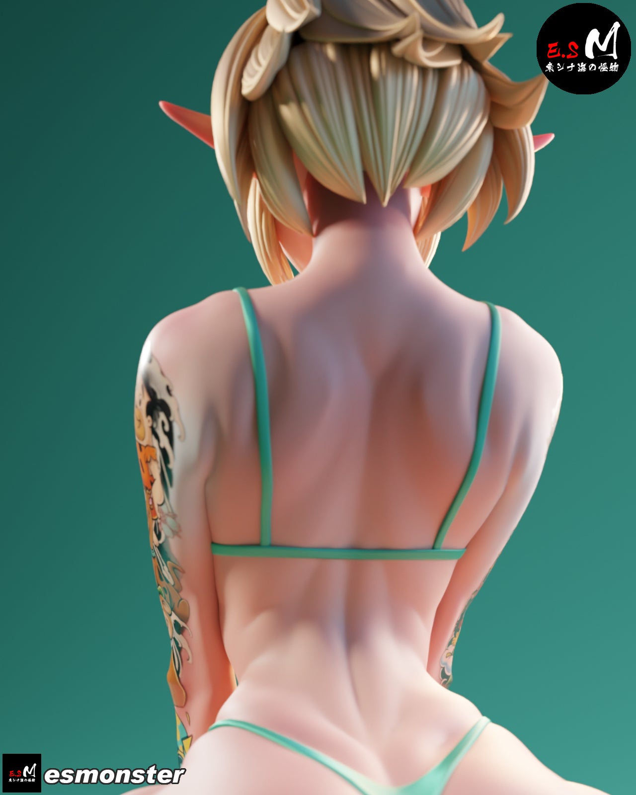 Beach Zelda Style Zelda Unpainted Resin Garage Model Kit (1/6-1/12)