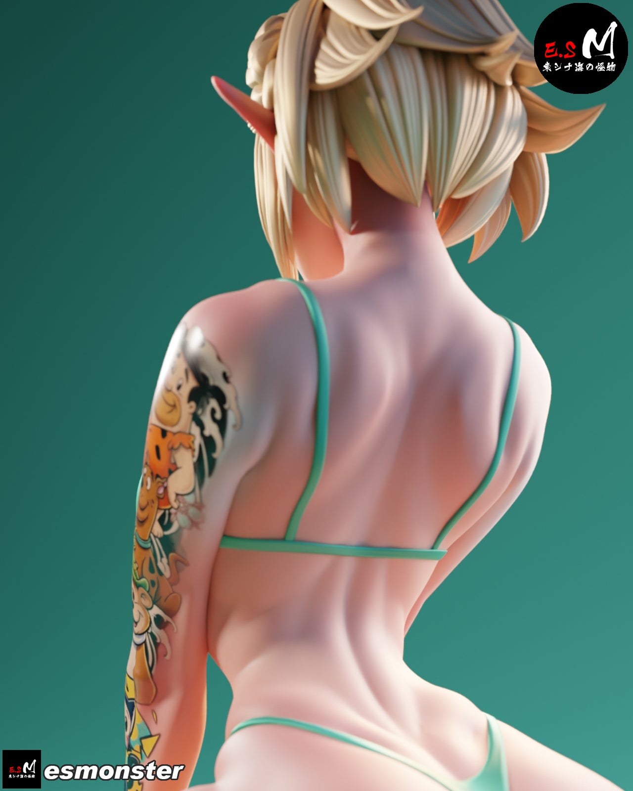 Beach Zelda Style Zelda Unpainted Resin Garage Model Kit (1/6-1/12)