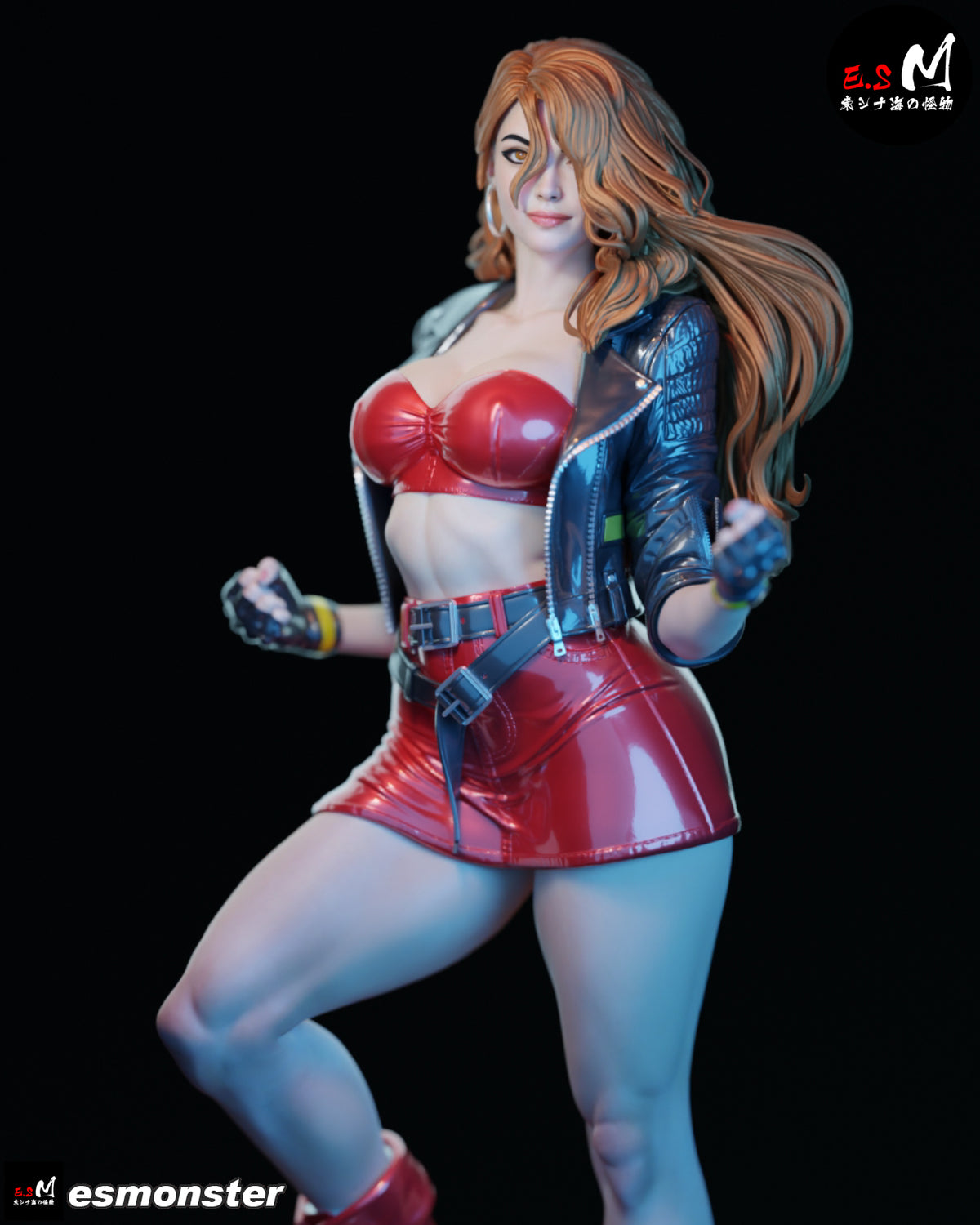 Blaze Fielding Style Streets of Rage Unpainted Resin Garage Kit (1/6-1/12)