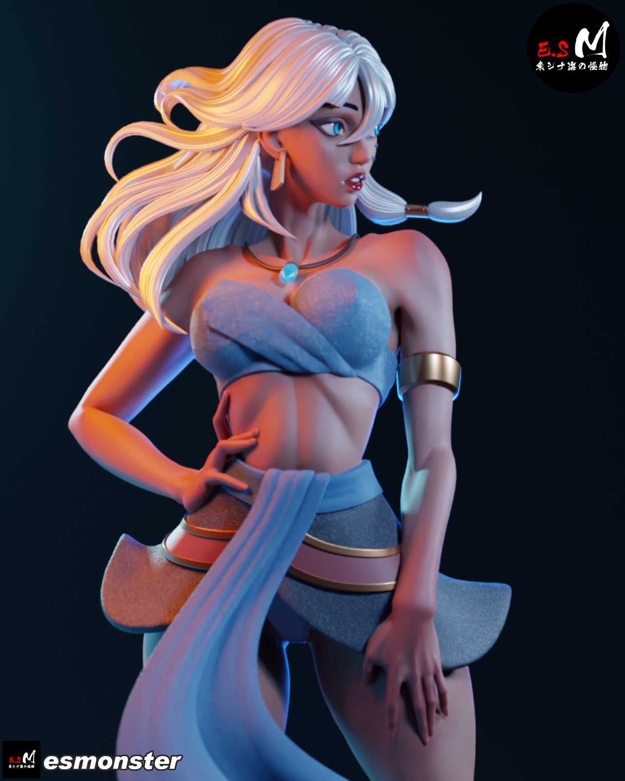 Kida Style Atlantis Disney Unpainted Resin Garage Model Kit (1/6-1/12)