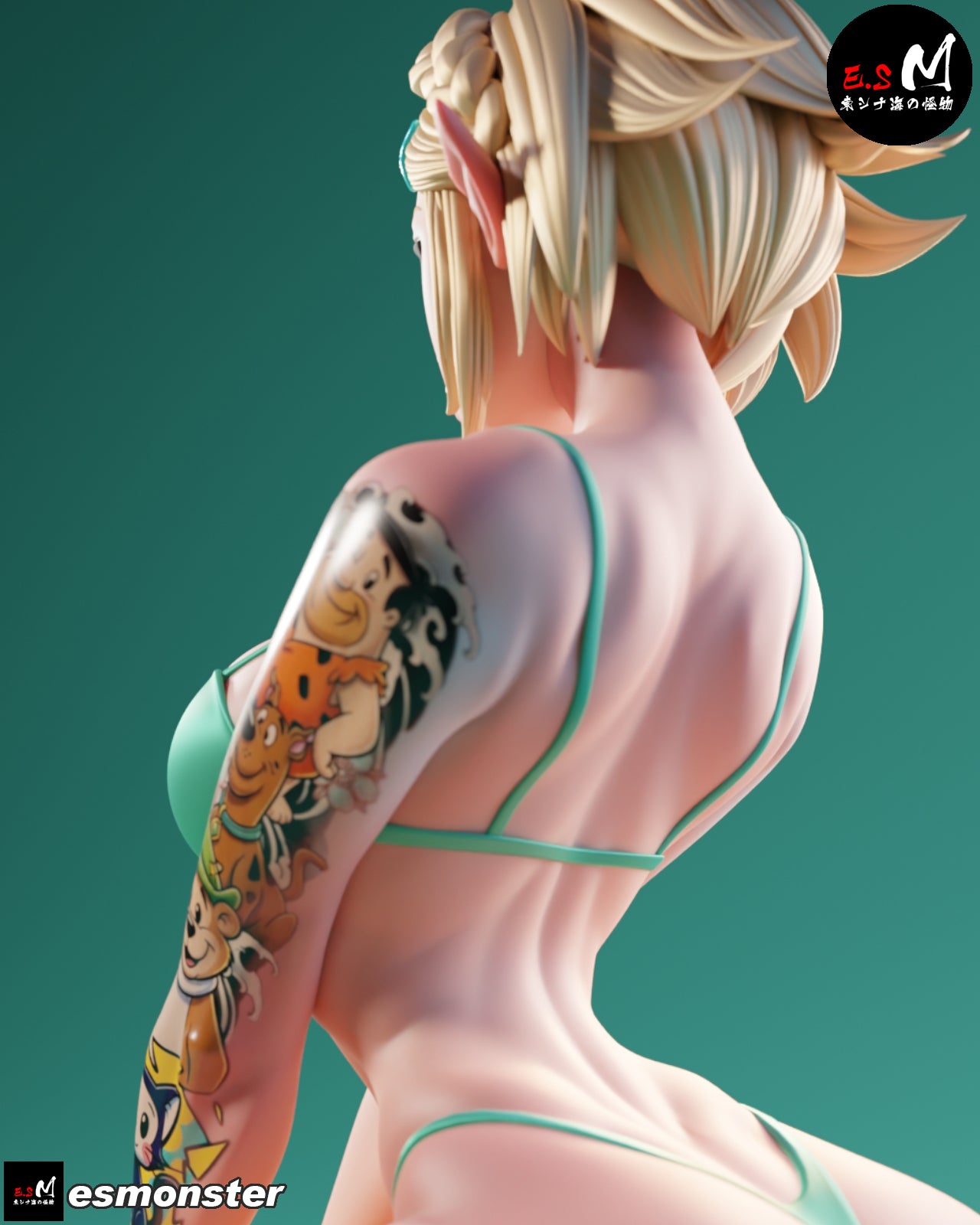 Beach Zelda Style Zelda Unpainted Resin Garage Model Kit (1/6-1/12)