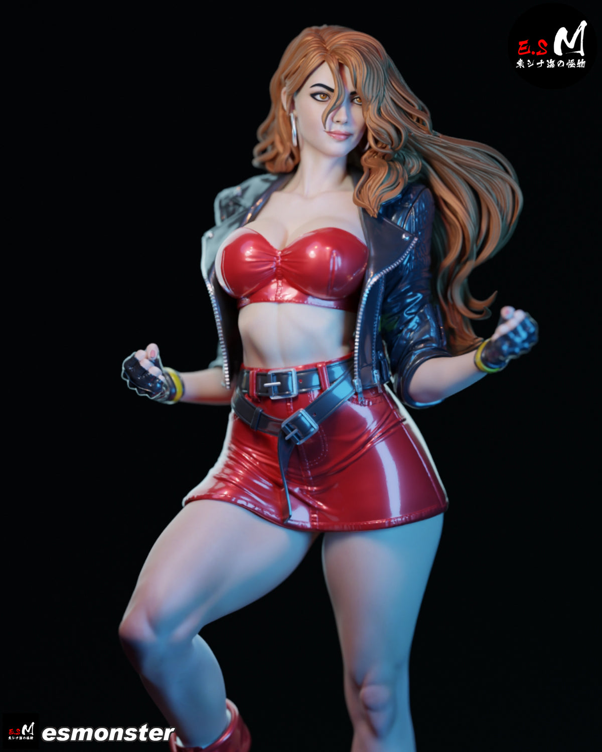 Blaze Fielding Style Streets of Rage Unpainted Resin Garage Kit (1/6-1/12)