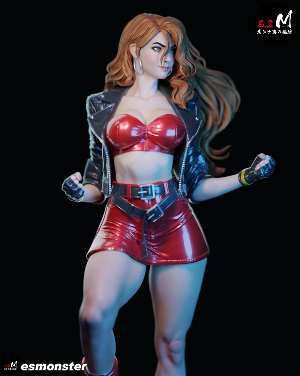 Blaze Fielding Style Streets of Rage Unpainted Resin Garage Kit (1/6-1/12)