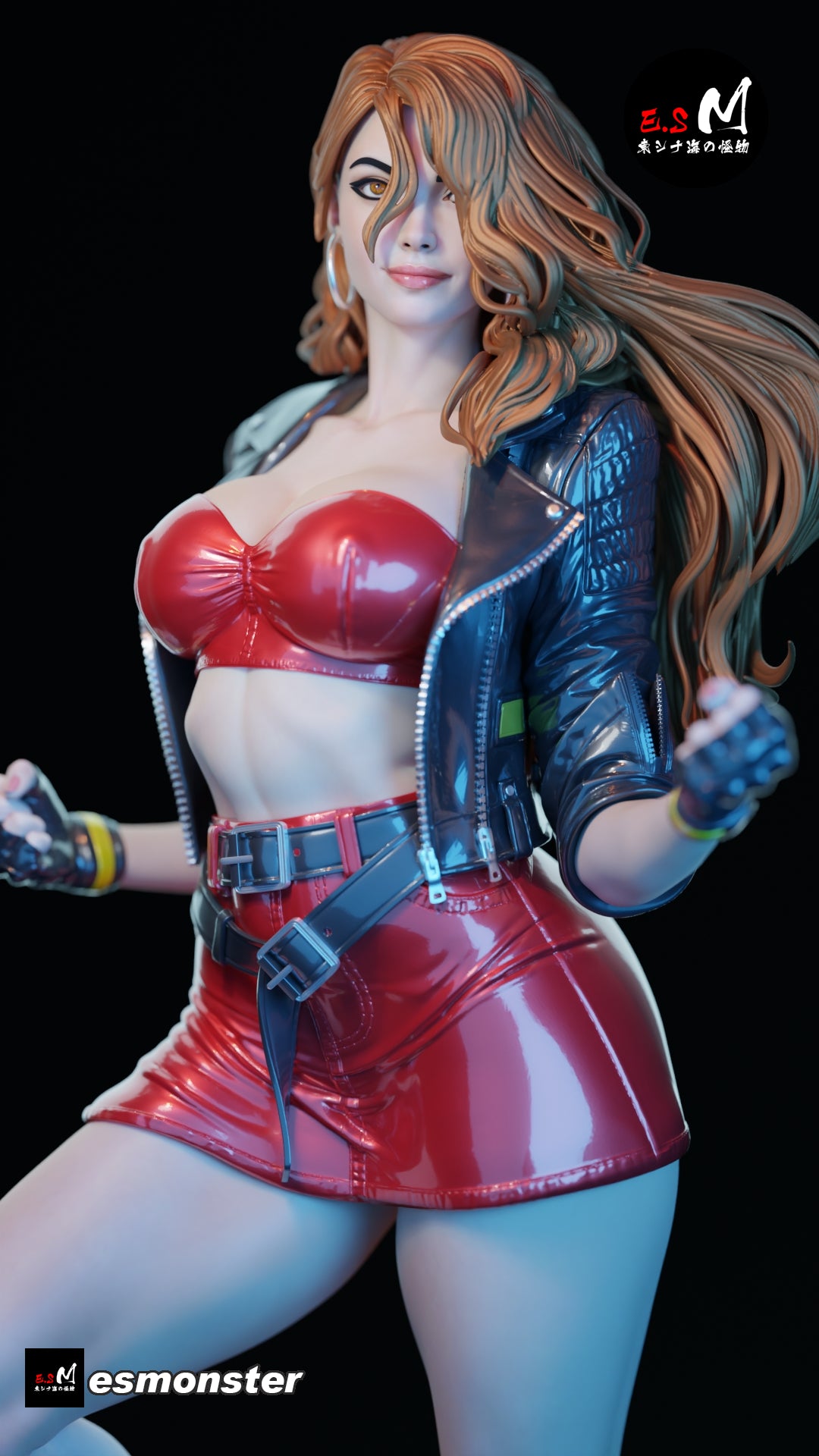 Blaze Fielding Style Streets of Rage Unpainted Resin Garage Kit (1/6-1/12)