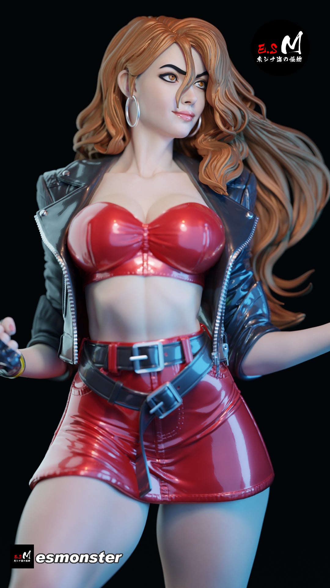 Blaze Fielding Style Streets of Rage Unpainted Resin Garage Kit (1/6-1/12)