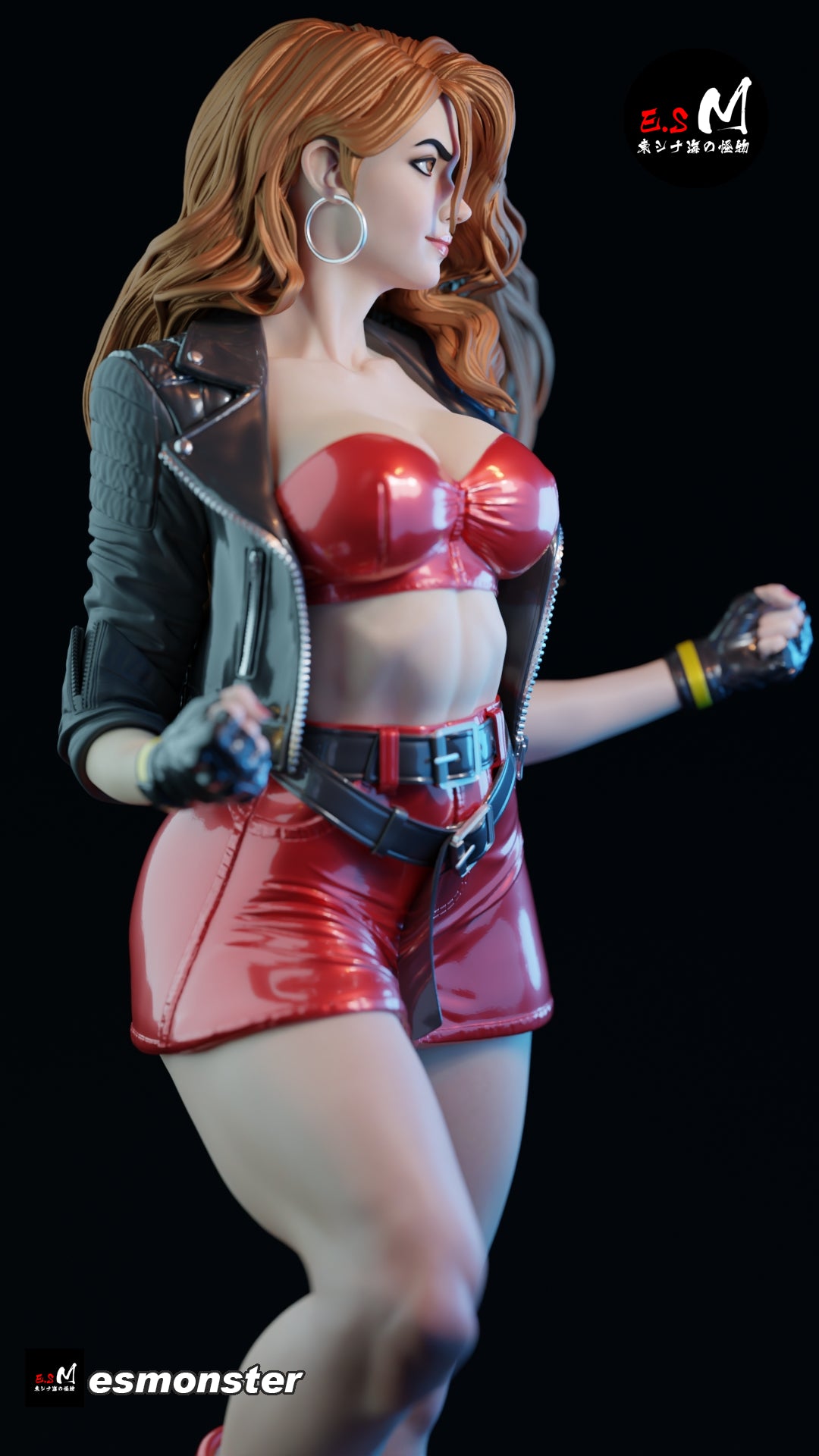 Blaze Fielding Style Streets of Rage Unpainted Resin Garage Kit (1/6-1/12)