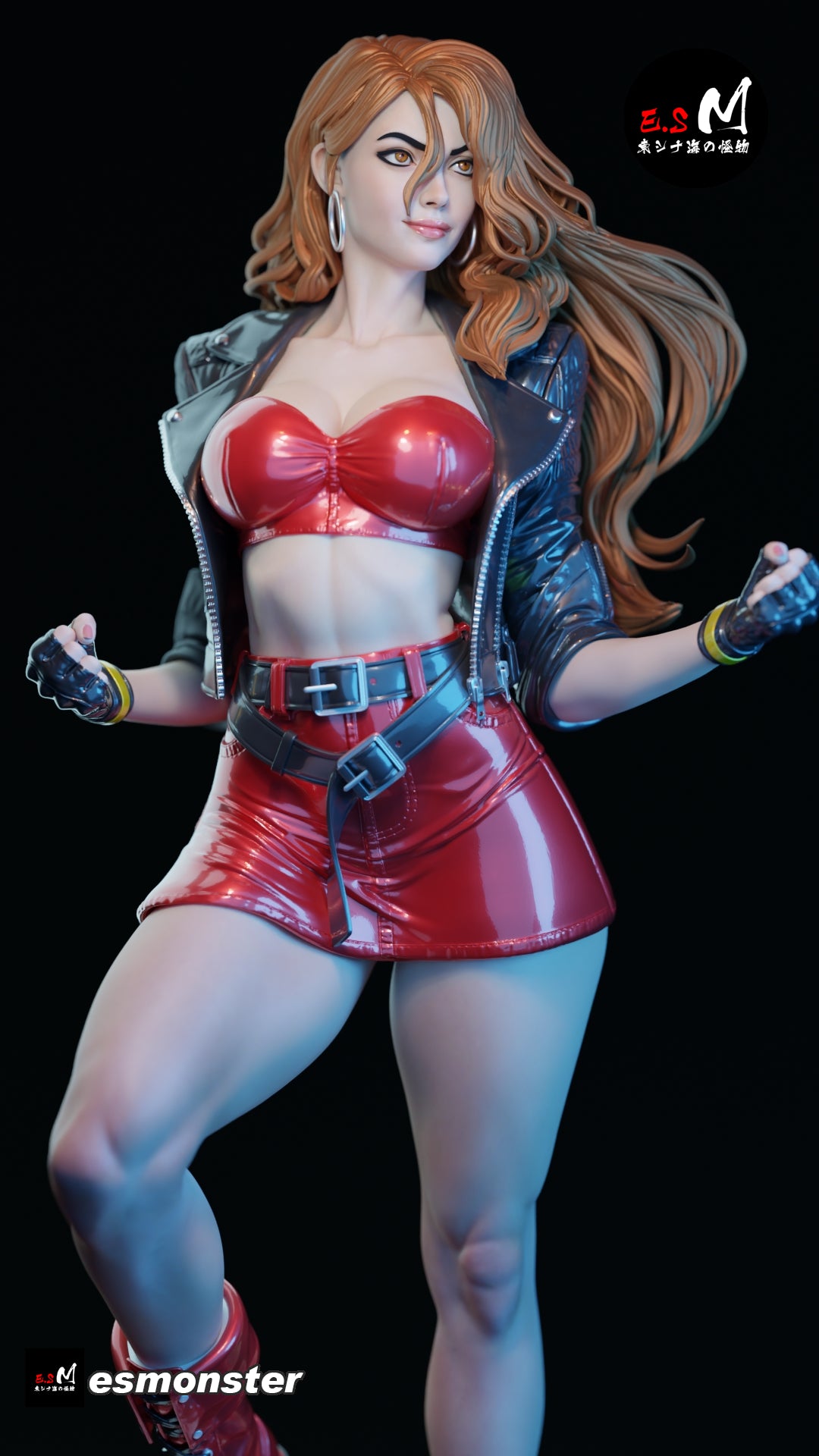 Blaze Fielding Style Streets of Rage Unpainted Resin Garage Kit (1/6-1/12)