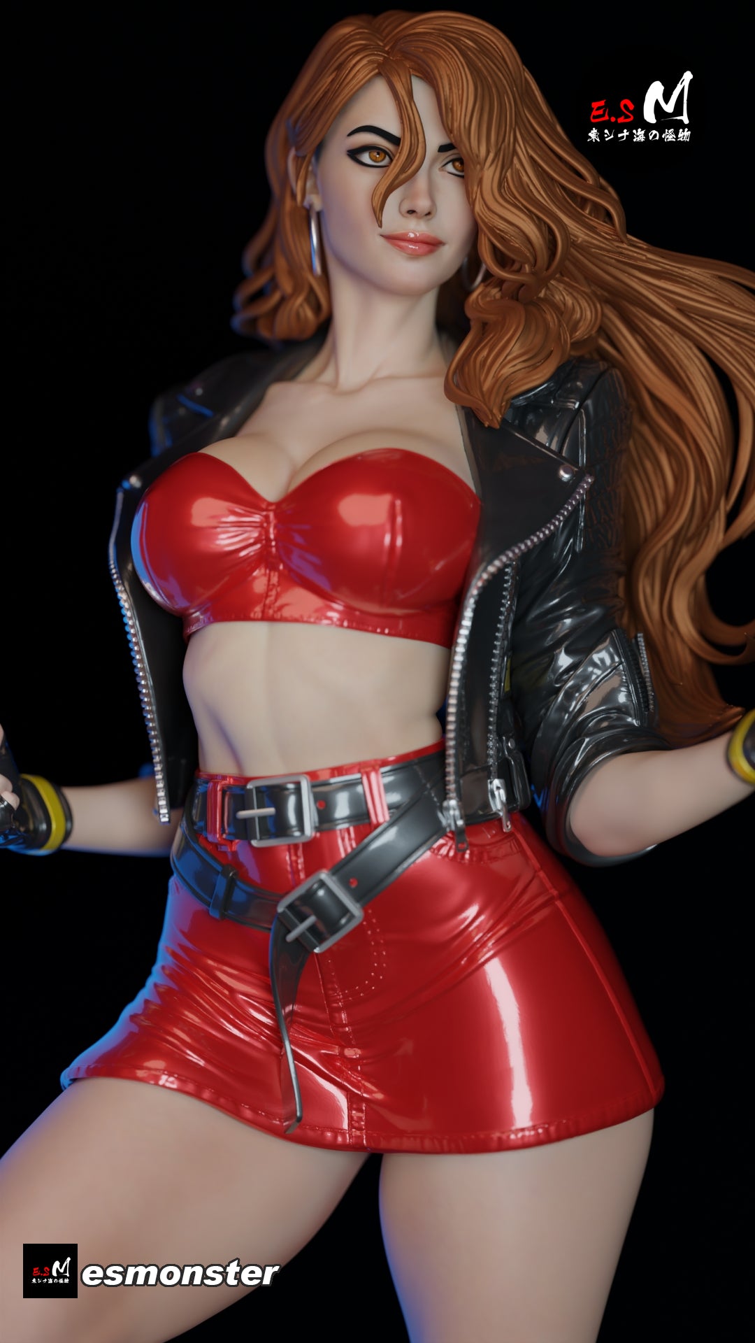 Blaze Fielding Style Streets of Rage Unpainted Resin Garage Kit (1/6-1/12)
