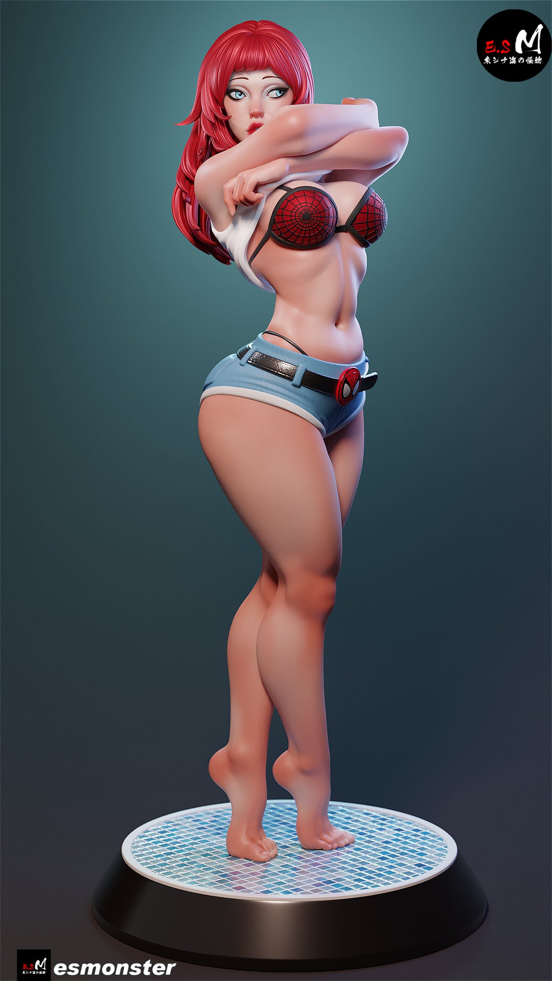Mary Jane Style Marvel Unpainted Resin Garage Model Kit (1/6-1/12)