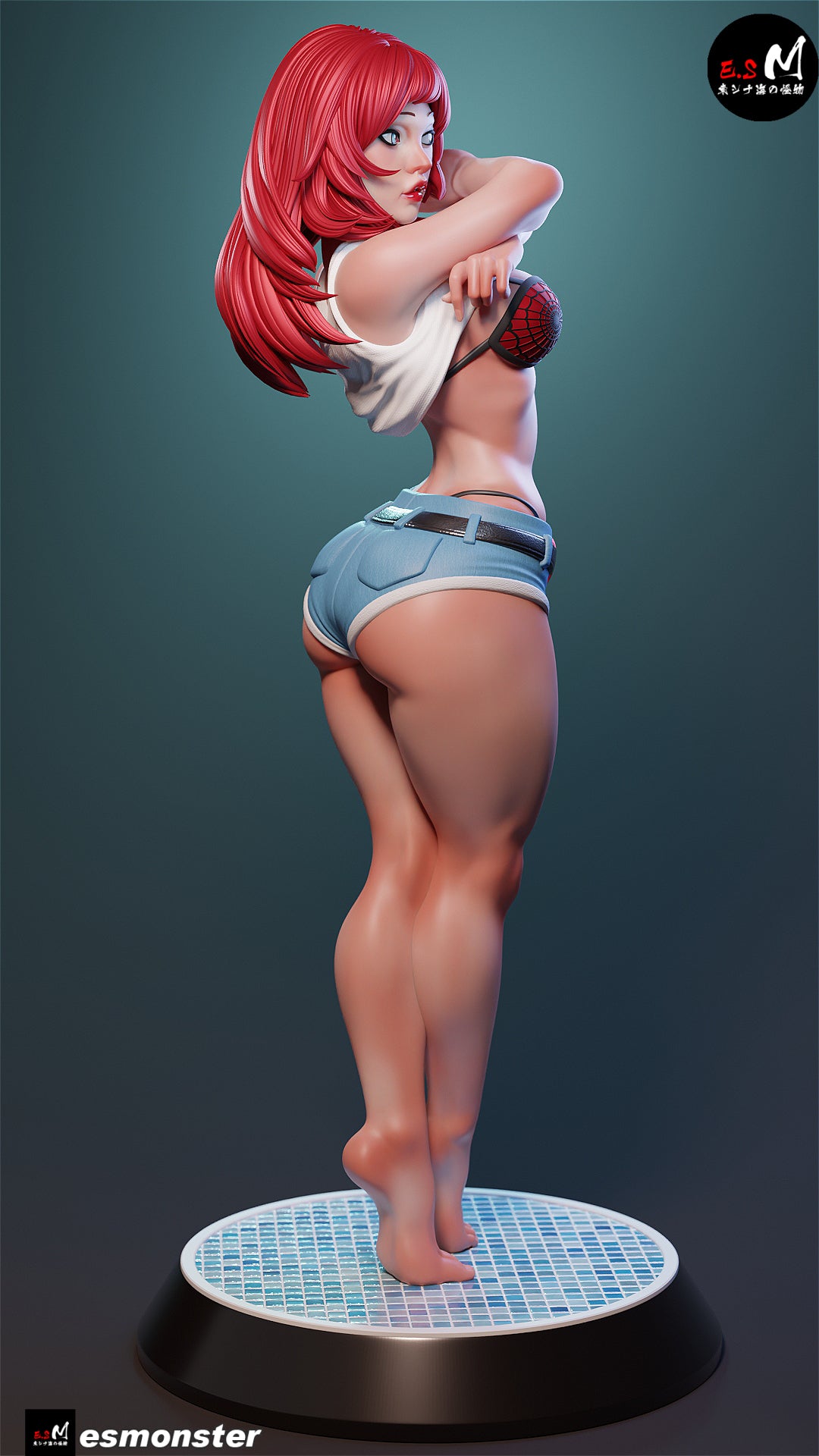 Mary Jane Style Marvel Unpainted Resin Garage Model Kit (1/6-1/12)