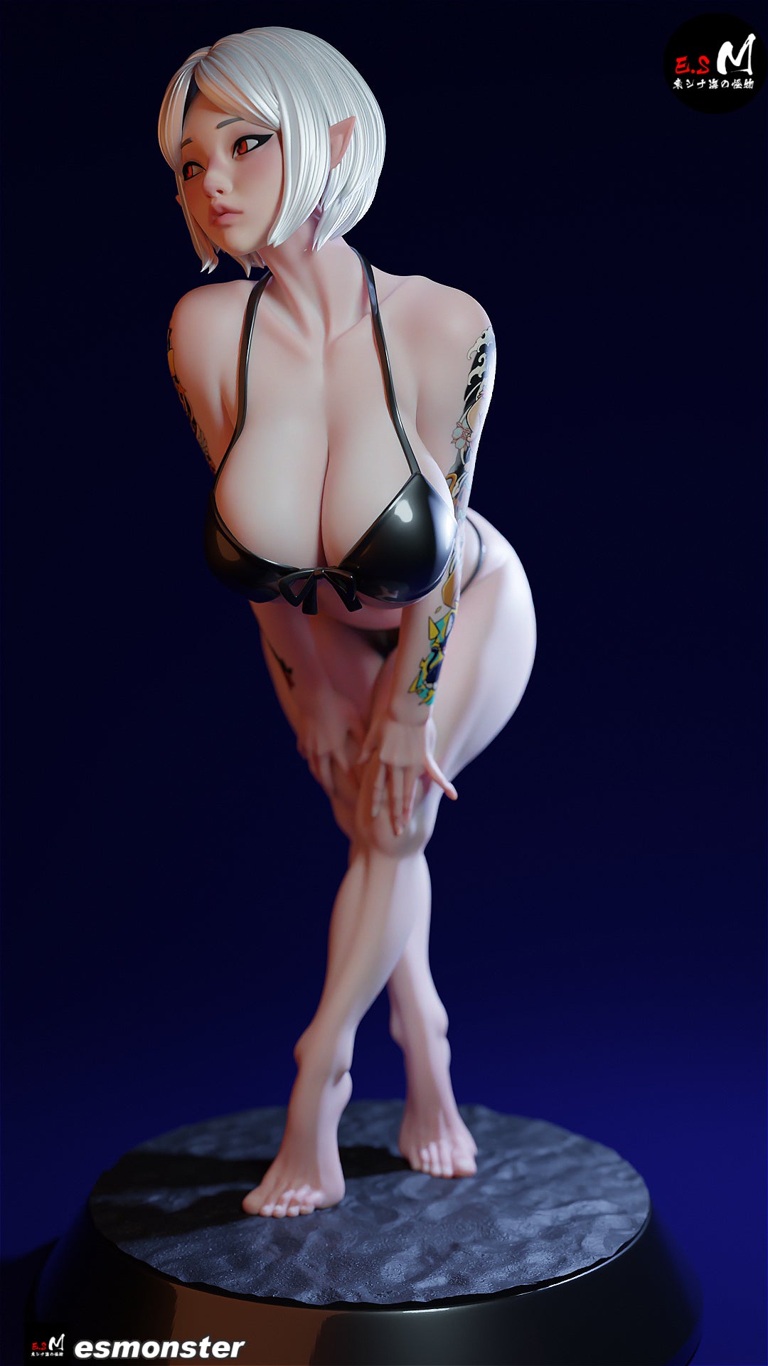 Spider Demon Queen Fantasy Unpainted Resin Garage Model Kit (1/6-1/12)