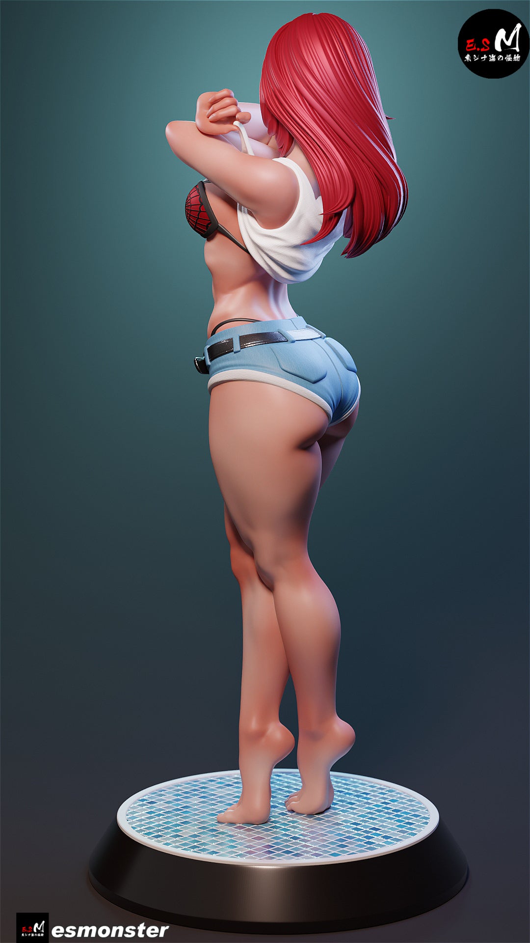Mary Jane Style Marvel Unpainted Resin Garage Model Kit (1/6-1/12)