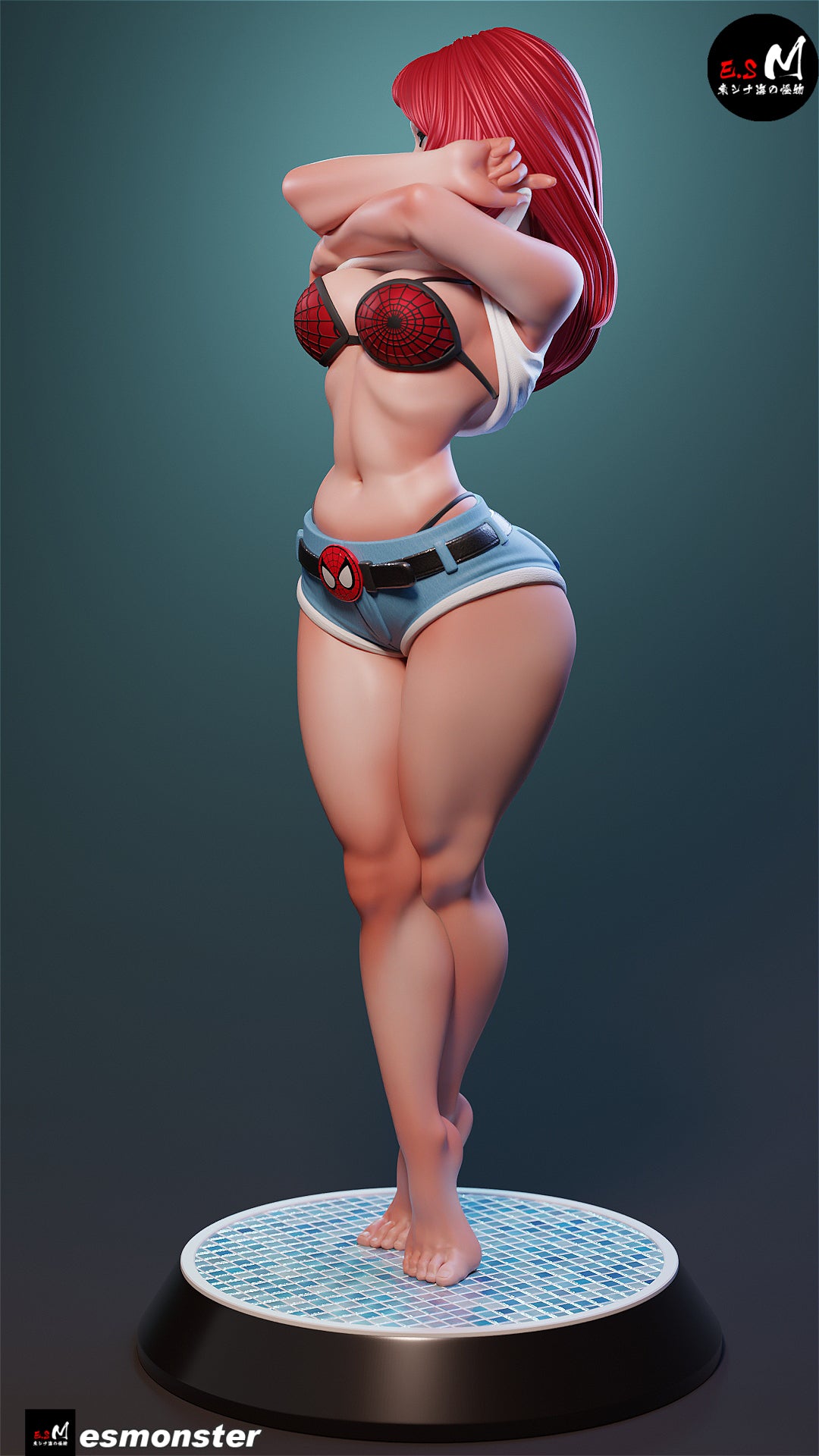 Mary Jane Style Marvel Unpainted Resin Garage Model Kit (1/6-1/12)