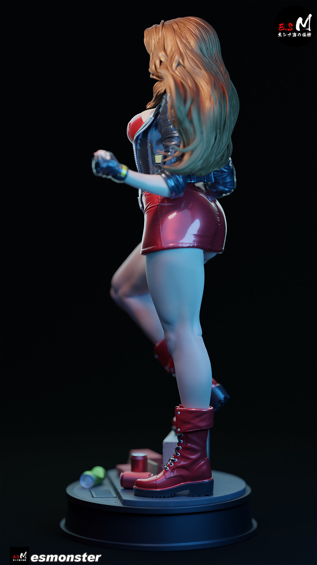 Blaze Fielding Style Streets of Rage Unpainted Resin Garage Kit (1/6-1/12)
