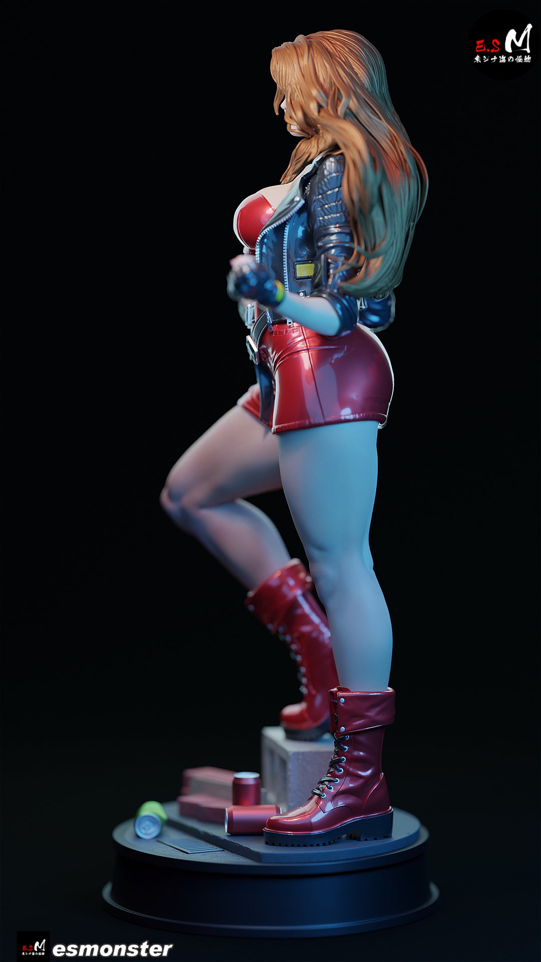 Blaze Fielding Style Streets of Rage Unpainted Resin Garage Kit (1/6-1/12)
