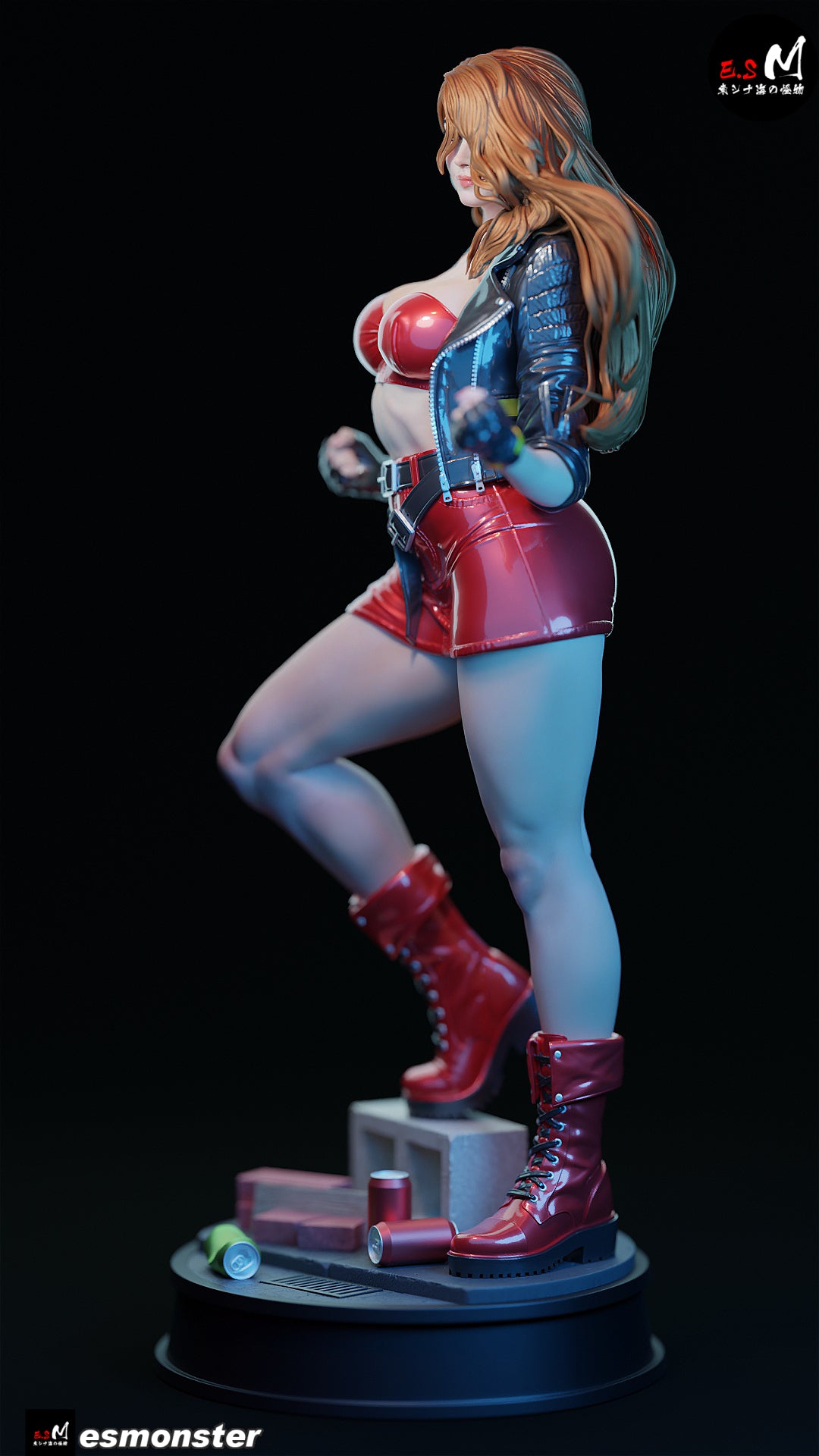 Blaze Fielding Style Streets of Rage Unpainted Resin Garage Kit (1/6-1/12)