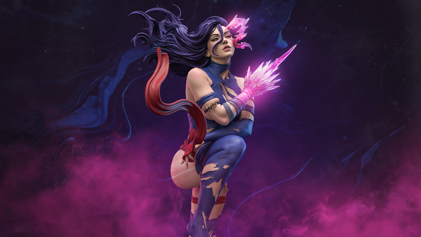 Savage Land Psylocke Style X-Men Unpainted Resin Garage Kit (1/6-1/12)