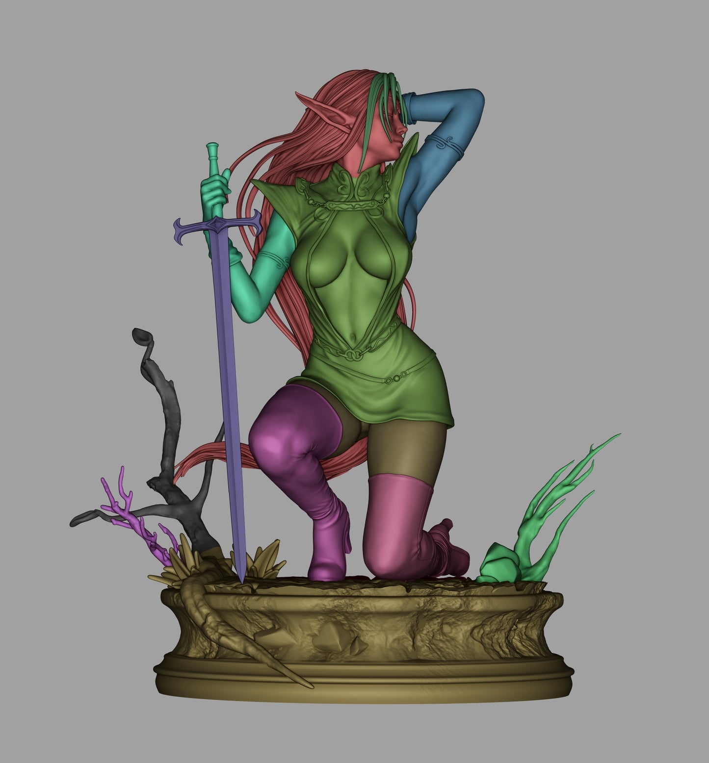 Pirotess resin kit – Unpainted 3D Printed Model kit