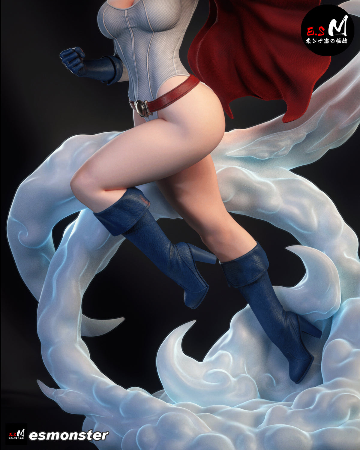 Power Girl Style DC Unpainted Resin Garage Model Kit (1/6-1/12)