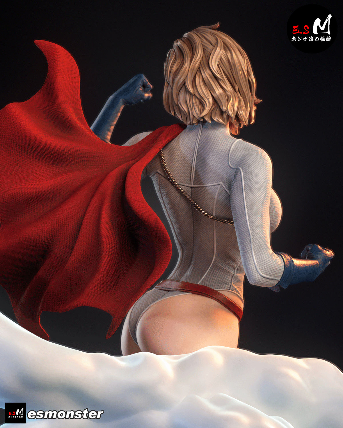 Power Girl Style DC Unpainted Resin Garage Model Kit (1/6-1/12)