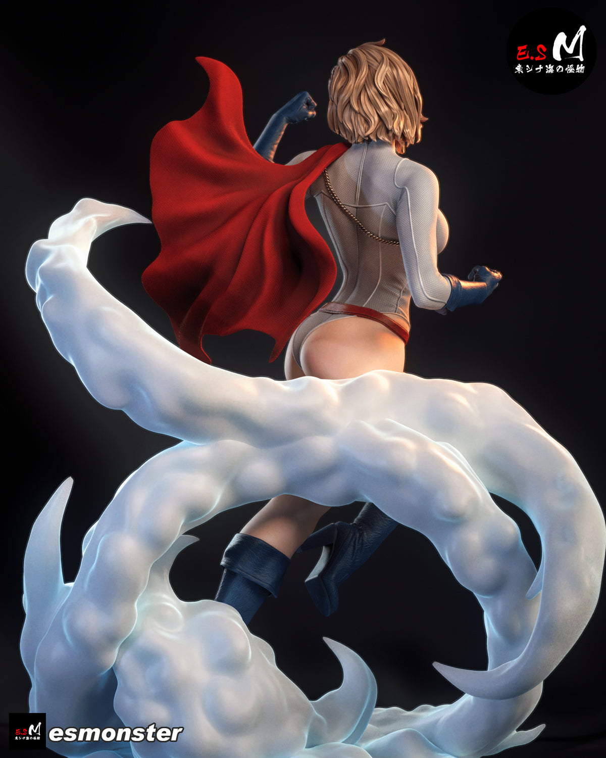Power Girl Style DC Unpainted Resin Garage Model Kit (1/6-1/12)