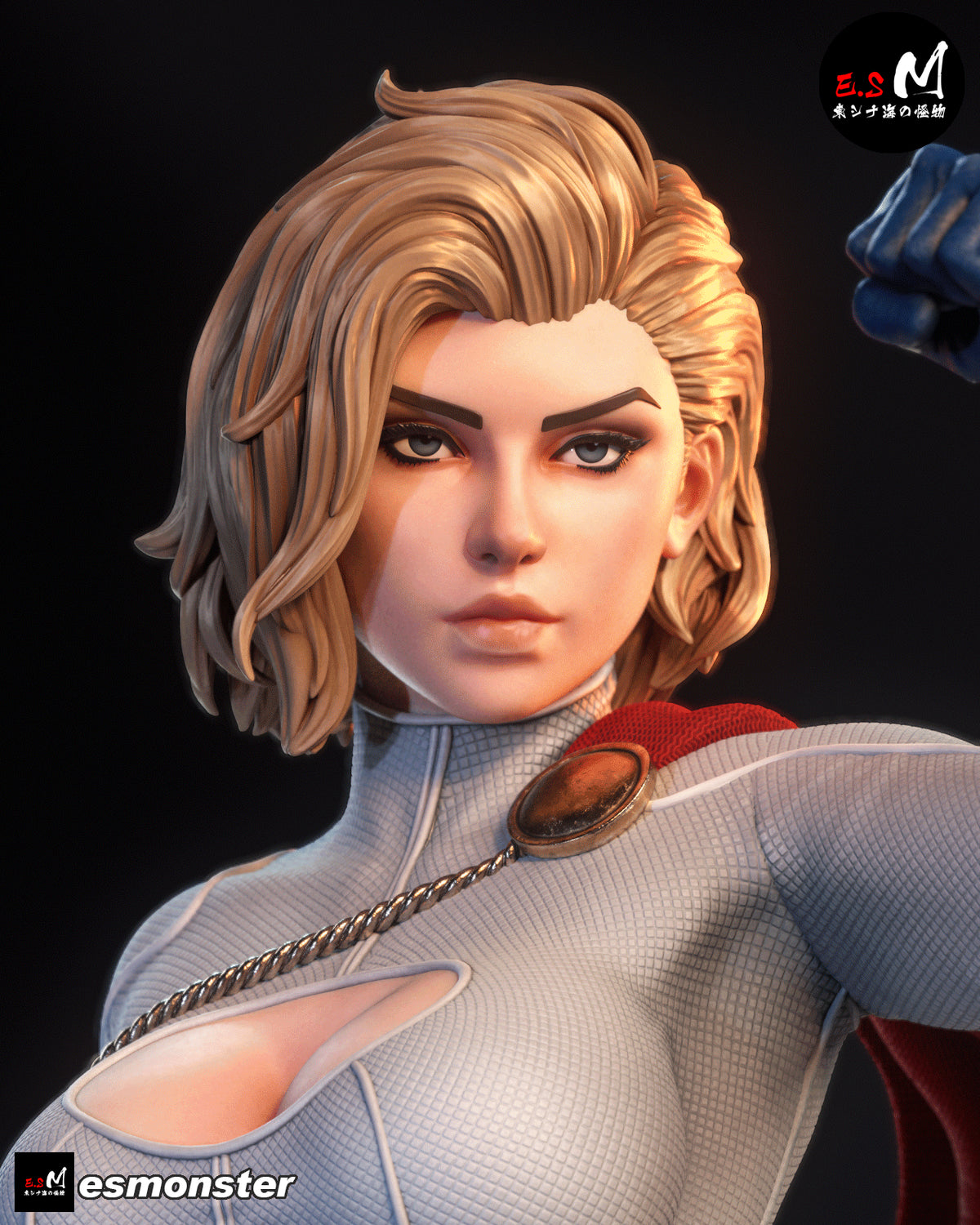 Power Girl Style DC Unpainted Resin Garage Model Kit (1/6-1/12)