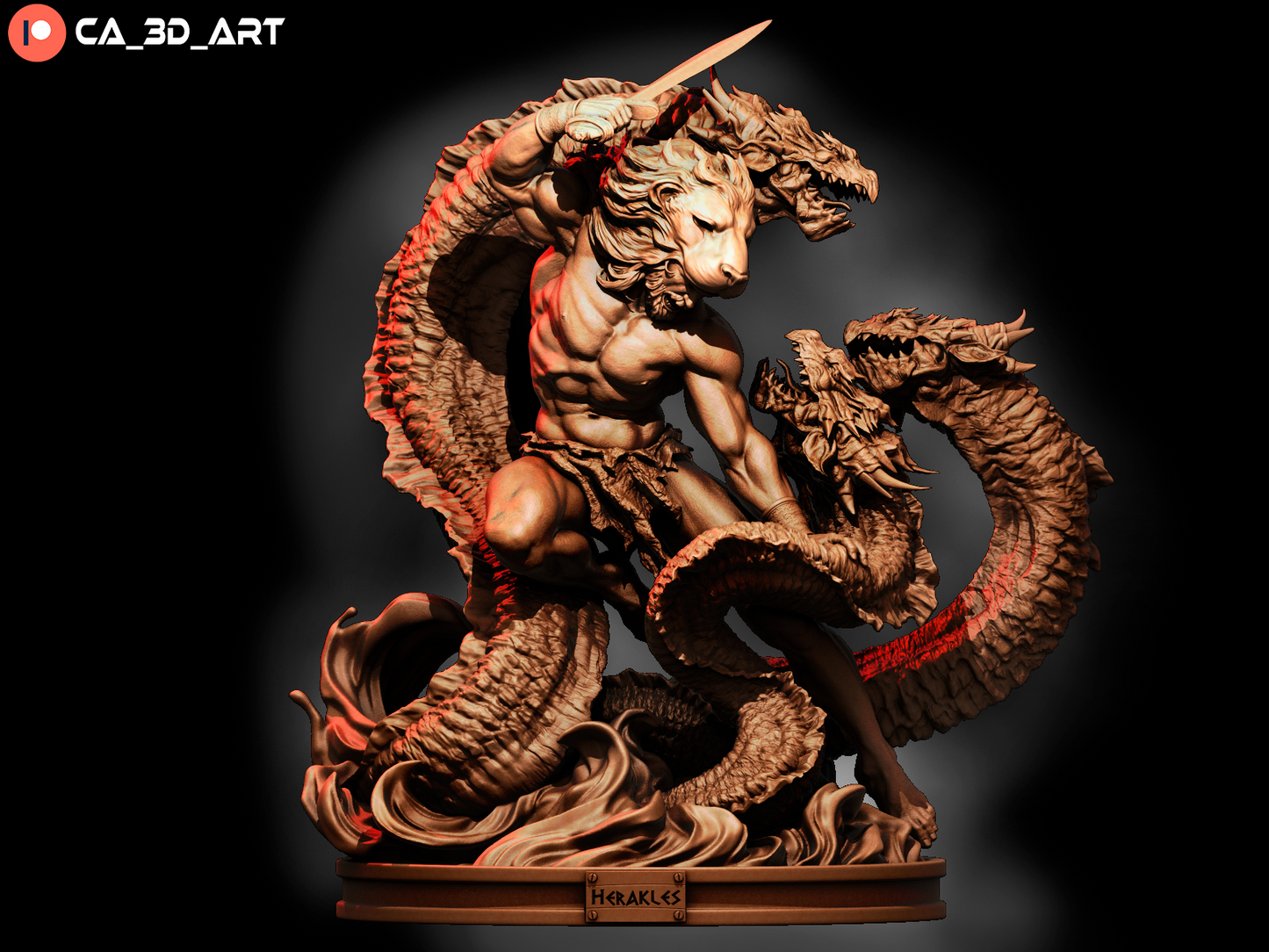Hercules resin kit – Unpainted 3D Printed Model kit