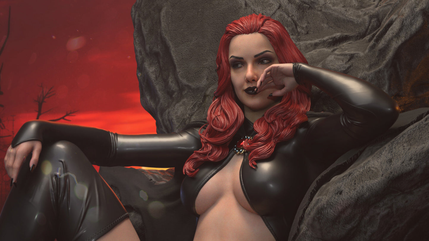 Madelyn Pryor style Inferno Queen Girl resin kit – Unpainted 3D Printed Model kit