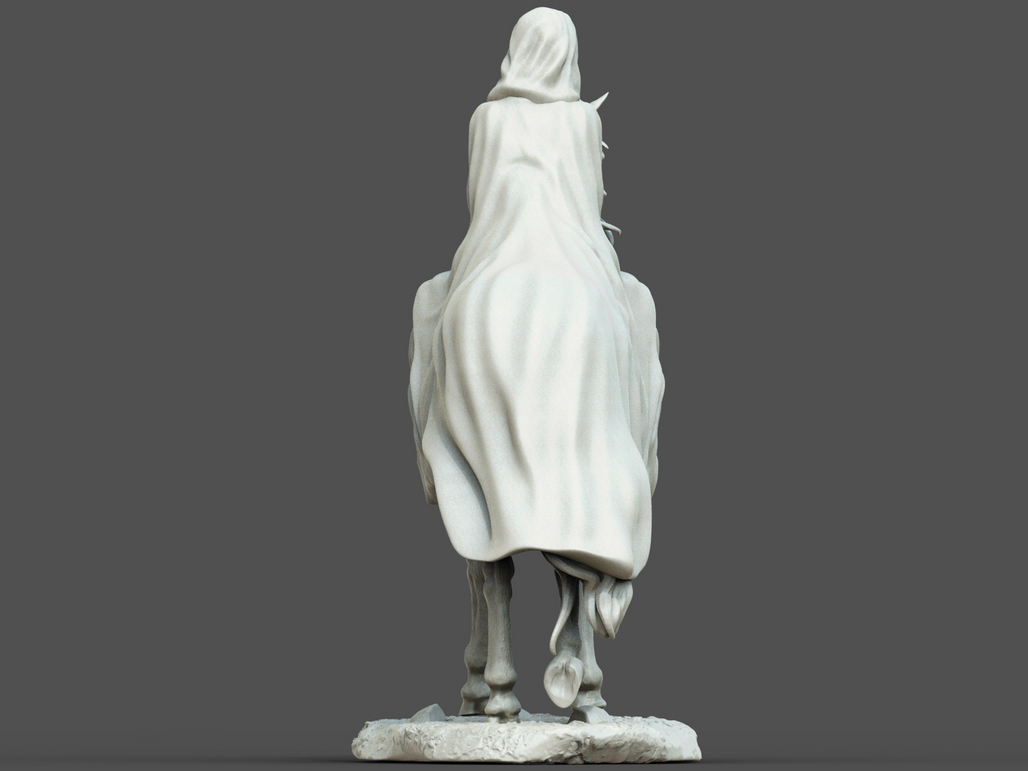 Arwen on horse Style Resin Kit – Unpainted 3D Printed Model Kit