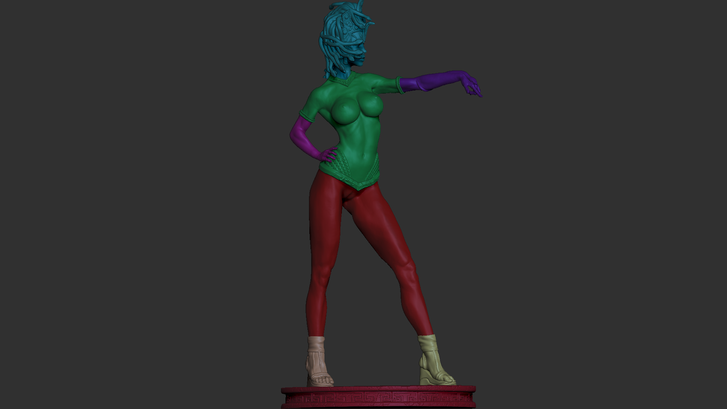 Medusa Stonegaze Queen resin kit – Unpainted 3D Printed Model kit