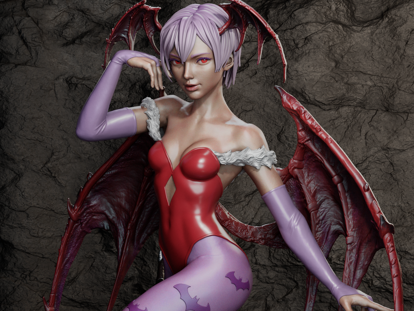 Lilith Aensland resin kit – Unpainted 3D Printed Model kit