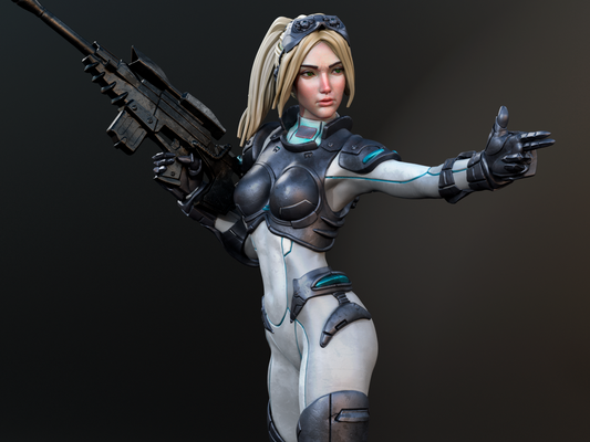 Nova style Starstrike Operative resin kit – Unpainted 3D Printed Model kit