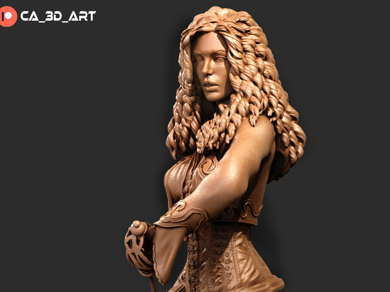 Anna Valerious Style Monster Hunter Resin Kit – Unpainted 3D Printed Model Kit