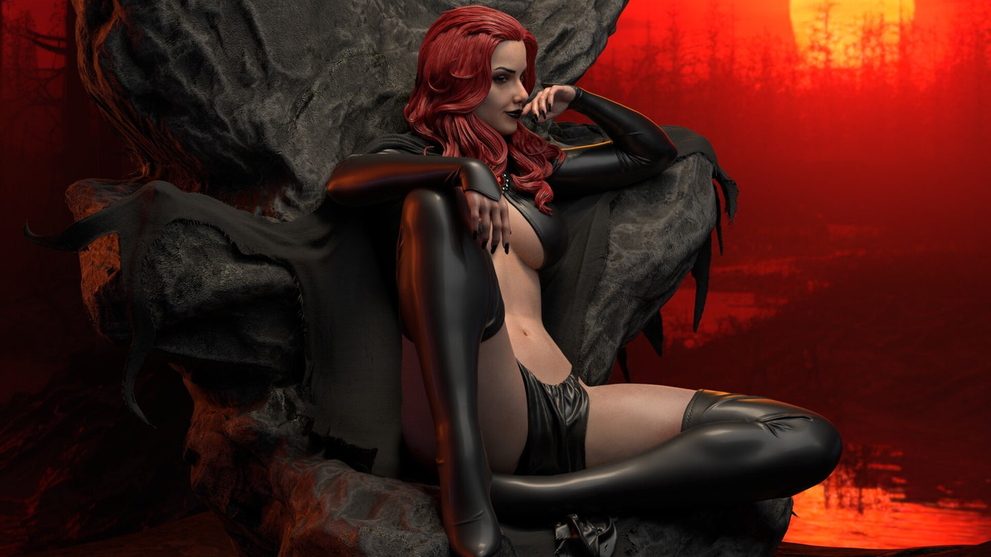 Madelyn Pryor style Inferno Queen Girl resin kit – Unpainted 3D Printed Model kit