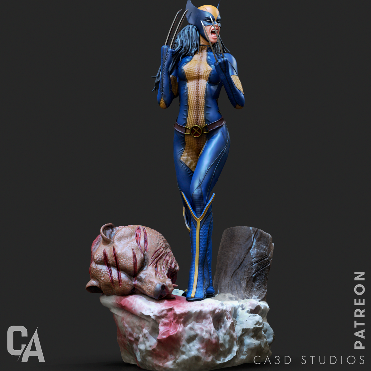 X-23 style Cloned Fury Girl resin kit – Unpainted 3D Printed Model kit