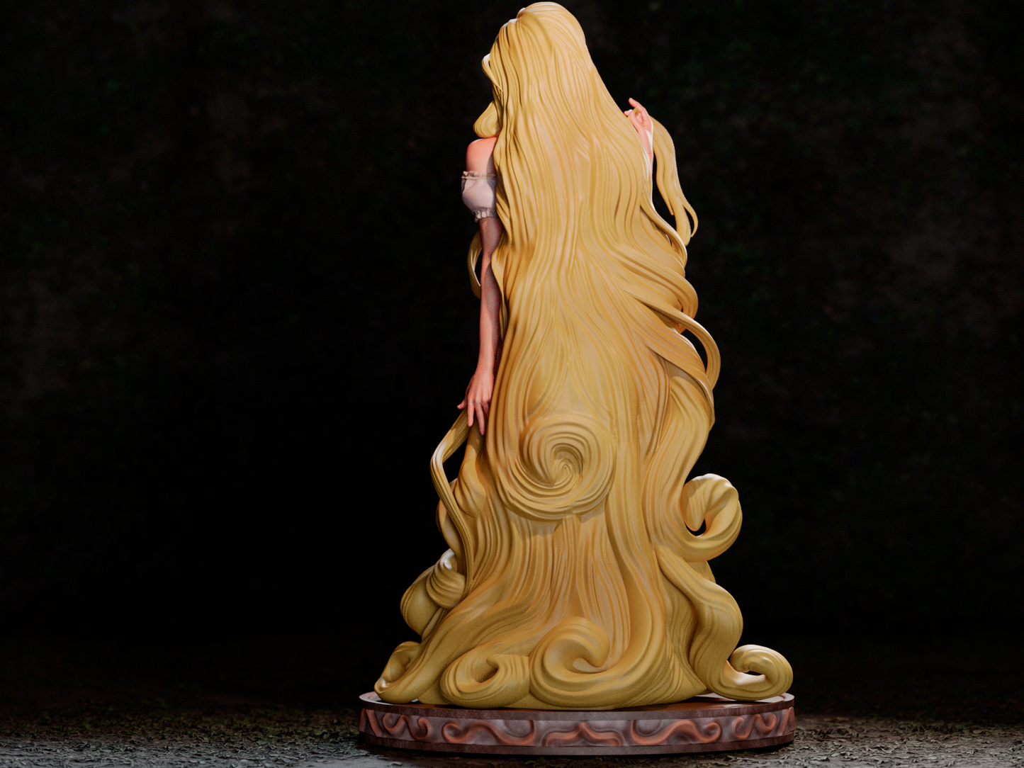 Rapunzel resin kit – Unpainted 3D Printed Model kit