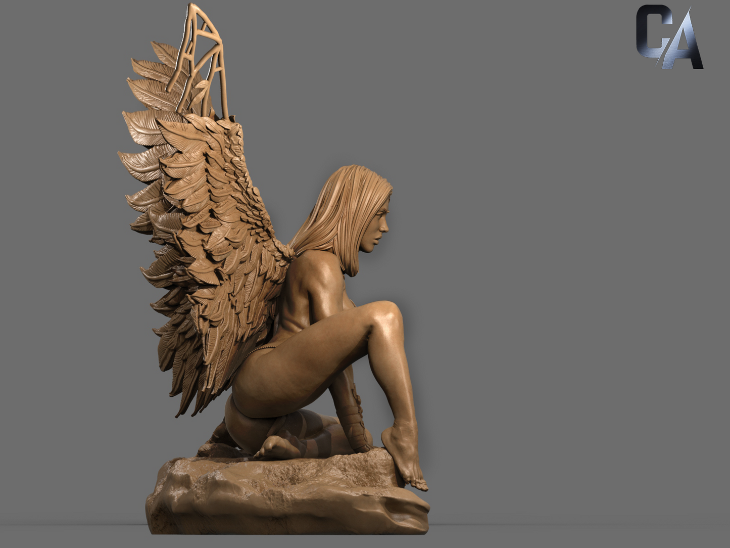 Fawal Style Desert Champion Resin Kit – Unpainted 3D Printed Model Kit